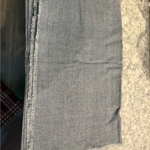 Blue linen napkins & napkin rings